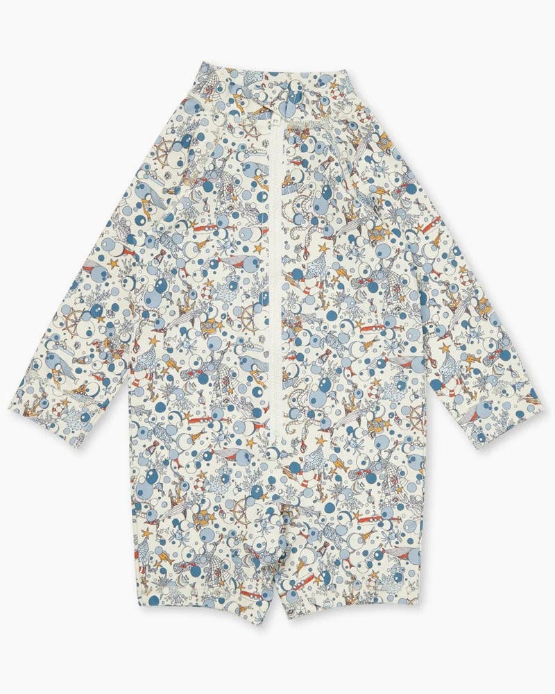 Liberty Pippie Bathers | Ocean Treasure - Walnut - Coco Blue
