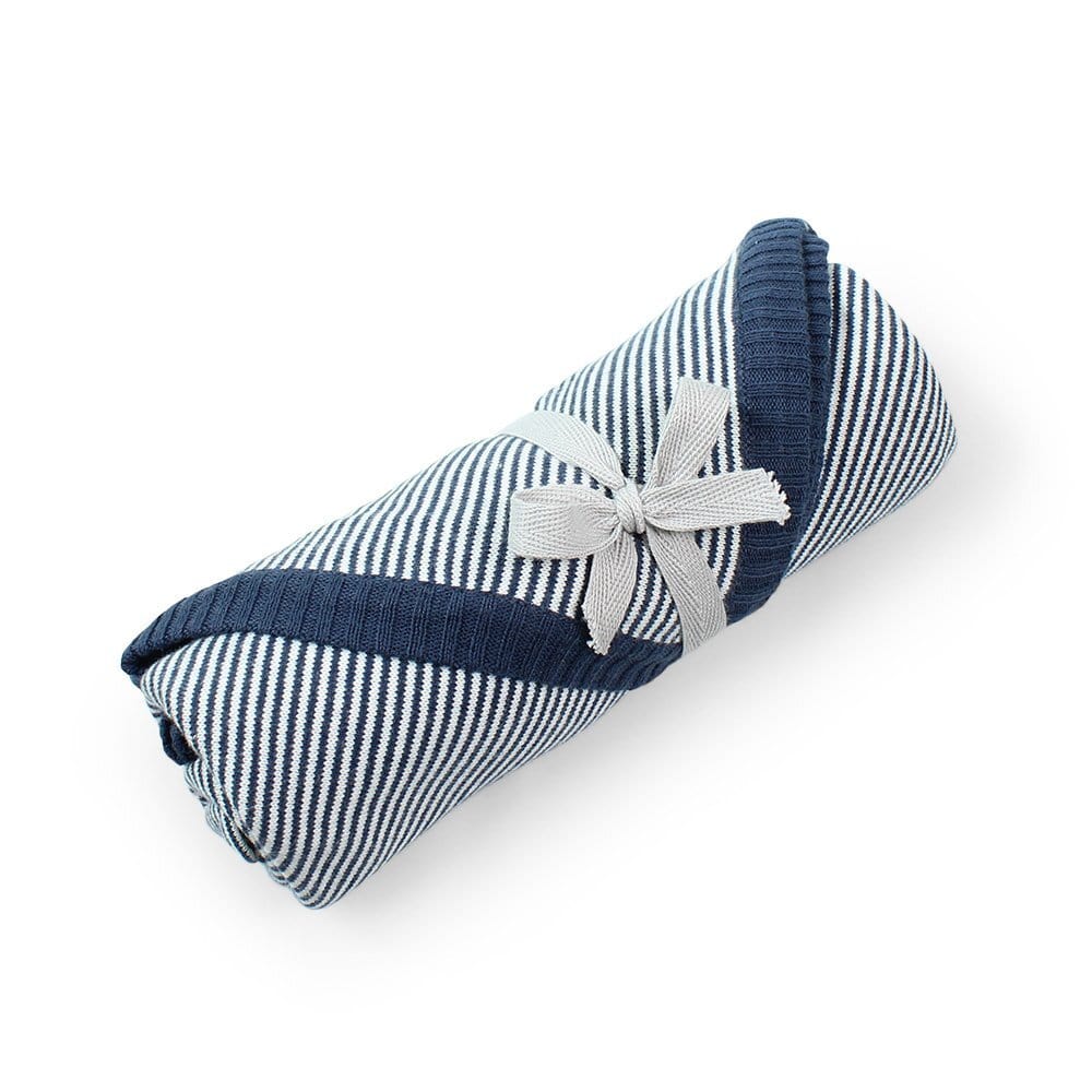 Linus Jersey Baby Wrap | Navy - Coco Blue - Coco Blue