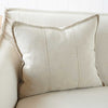 Luca Linen Cushion | Natural | 50x50 - Eadie - Coco Blue