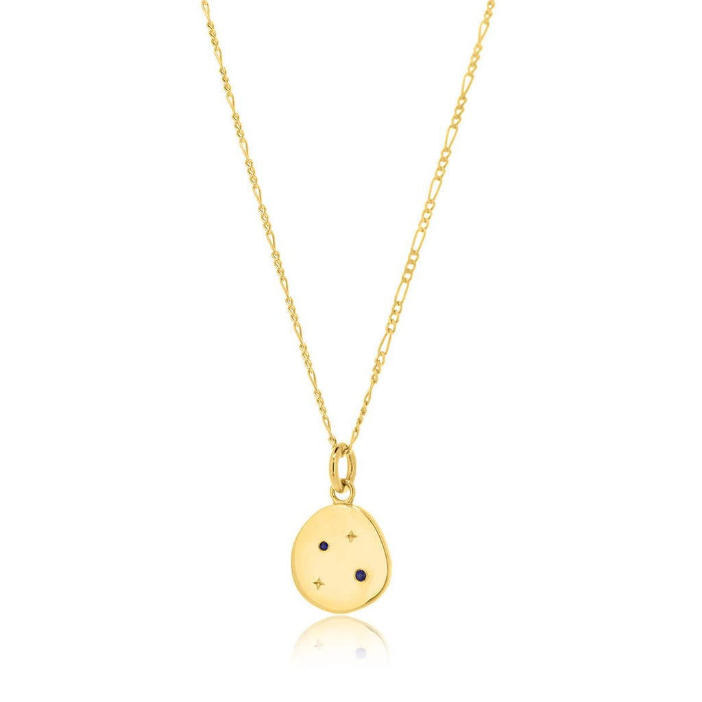 Lunar Necklace | Yellow Gold - Linda Tahija - Coco Blue