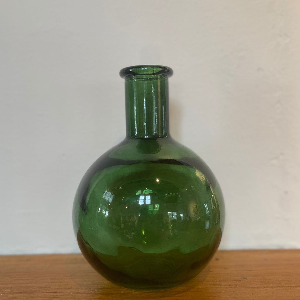 Lune Green Glass Bottle - Coco Blue - Coco Blue