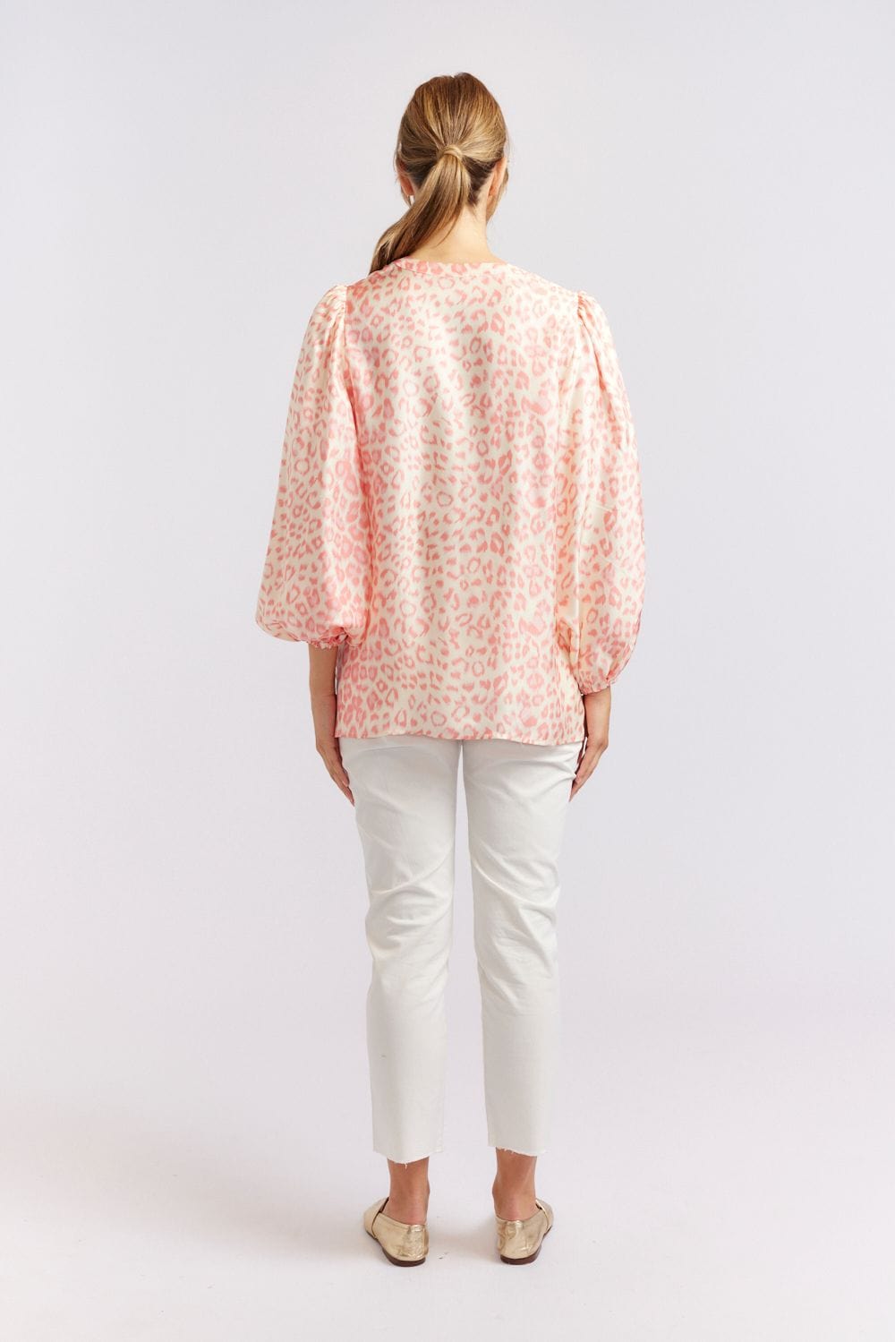 Magnonlia Shirt | Pink Animal Print - Alessandra - Coco Blue