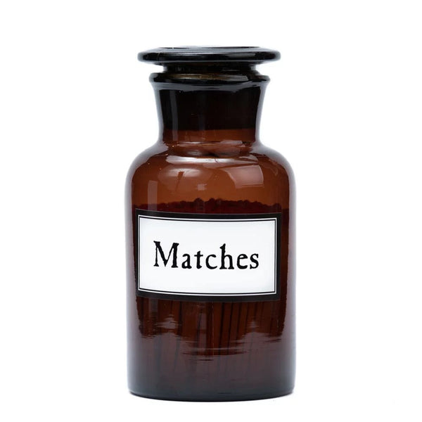 Matches in Apothecary Jar | Amber - Plain & Simple - Coco Blue