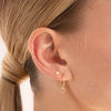 Micro Heart Stud Earrings | Rose Gold - Linda Tahija - Coco Blue