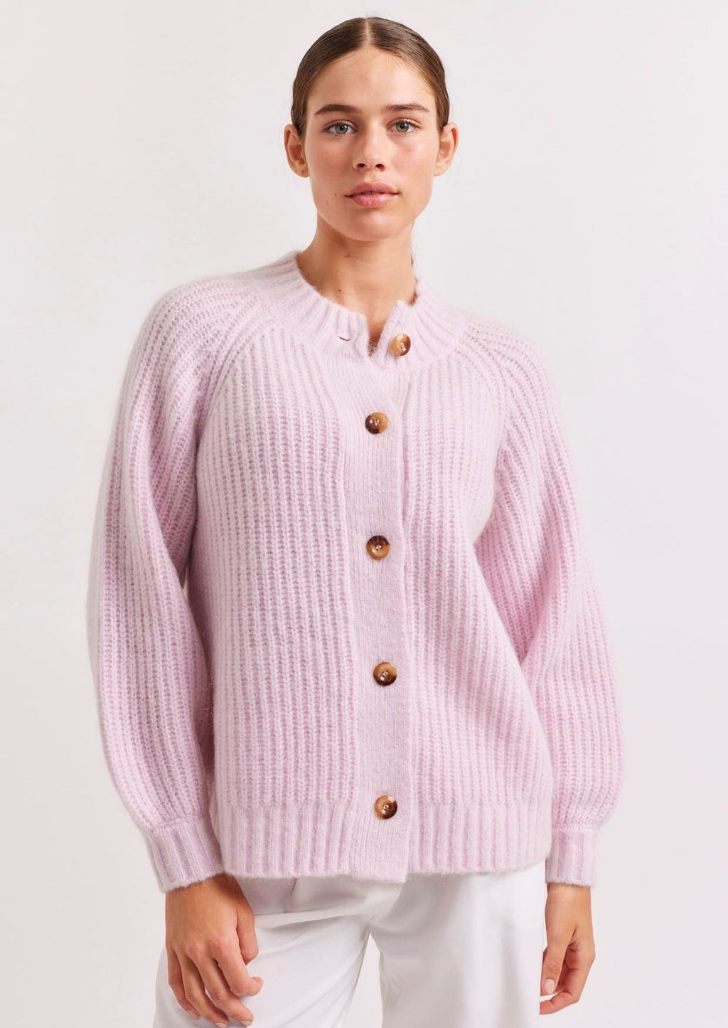 Montreal Cardigan | Musk - Alessandra - Coco Blue