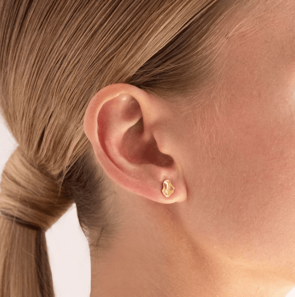 Morph Stud Earrings | Silver - Linda Tahija - Coco Blue