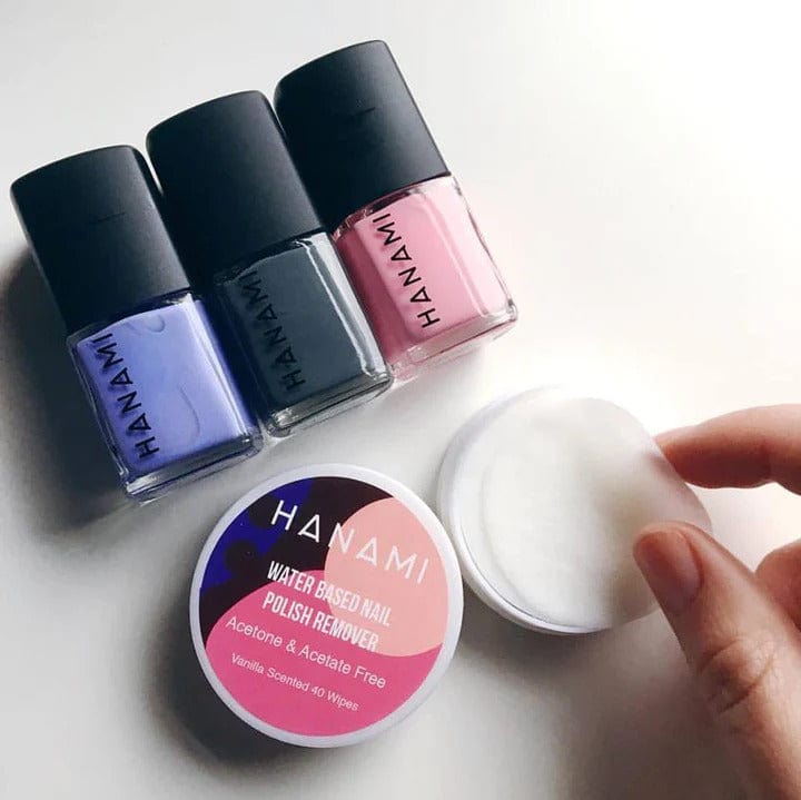Nail Polish Remover Wipes | French Vanilla - Hanami - Coco Blue