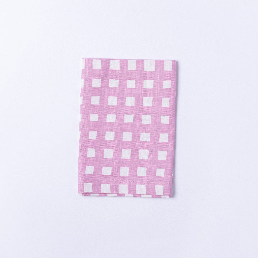 Napkin Set | Lilac Gingham - Bright Threads - Coco Blue