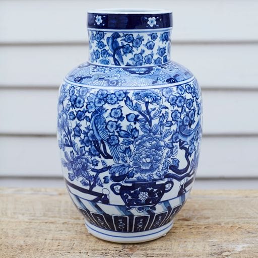 Native Zhu Neck Vase - Coco Blue - Coco Blue