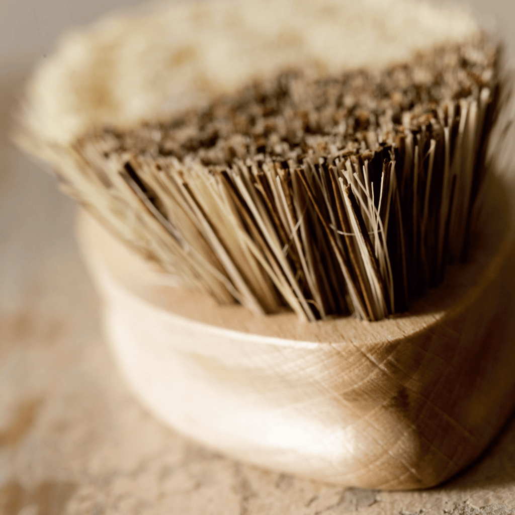 Oval Vegetable Brush - Redecker - Coco Blue