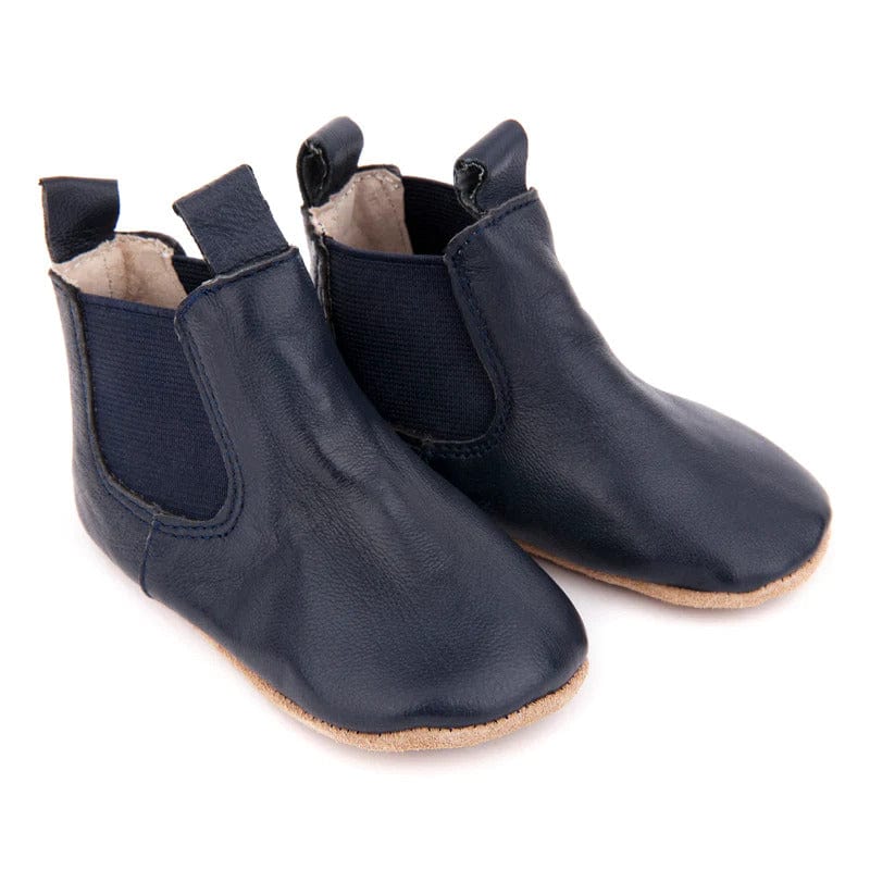 Pre-Walker Riding Boots | Navy Leather - Skeanie - Coco Blue