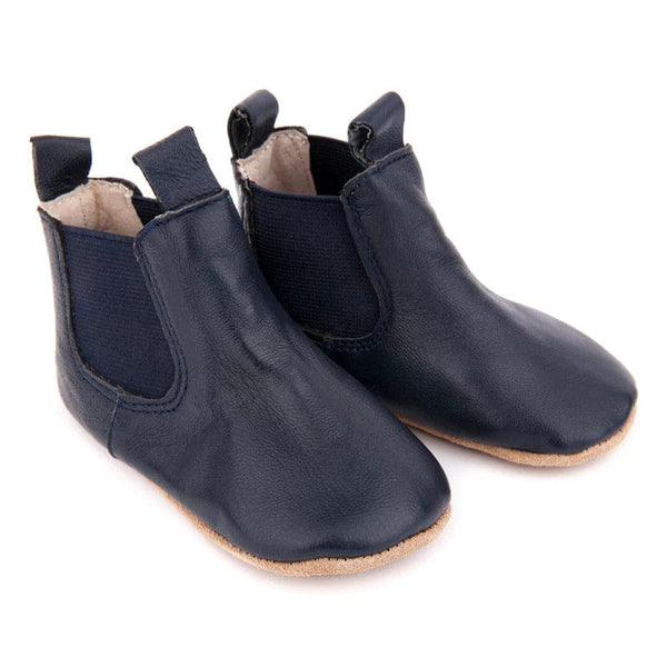 Pre-Walker Riding Boots | Navy Leather - Skeanie - Coco Blue