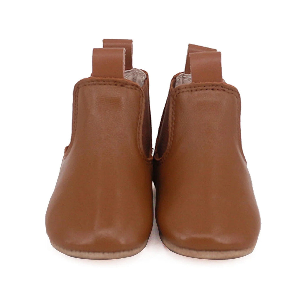 Pre-Walker Riding Boots | Tan Leather - Skeanie - Coco Blue