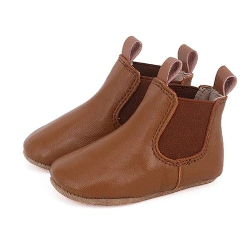 Pre-Walker Riding Boots | Tan Leather - Skeanie - Coco Blue