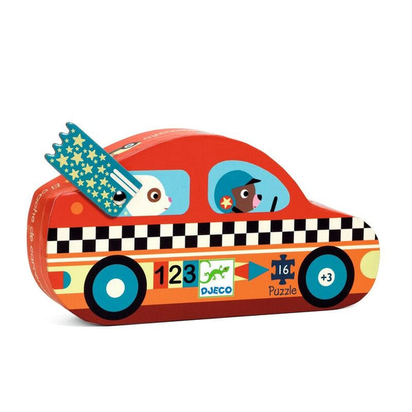 Racing Car 16 Piece Puzzle - Coco Blue - Coco Blue
