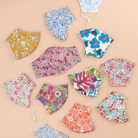 Reusable Face Mask | Liberty - Annas of Australia - Coco Blue