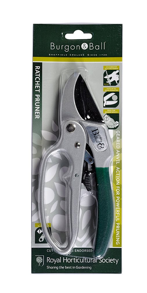 RHS Ratchet Pruner - Burgon & Ball - Coco Blue