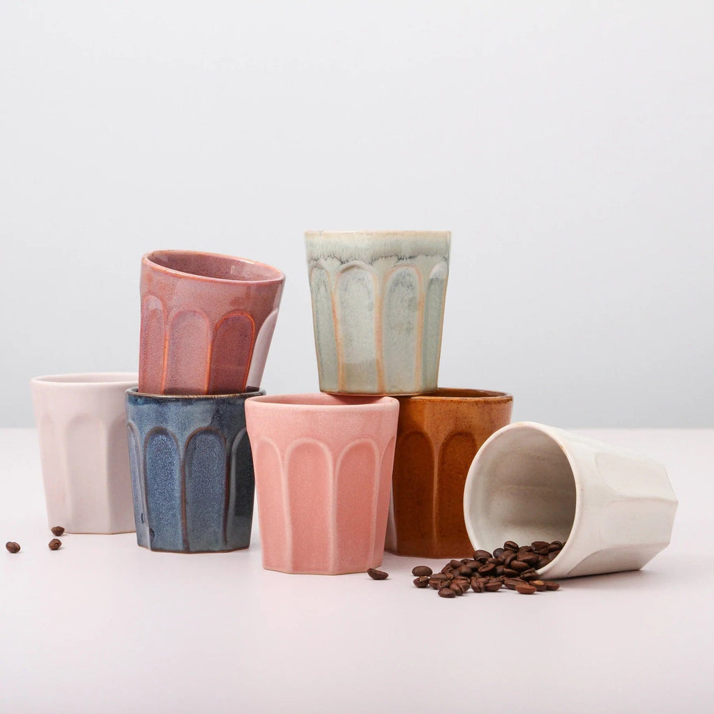 Ritual Lattte Cups | 2 Colours - Indigo Love Collectors - Coco Blue