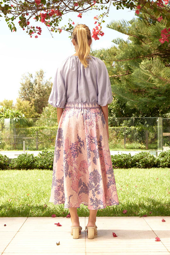 Saylor tuscan Skirt - The Dreamer Label - Coco Blue