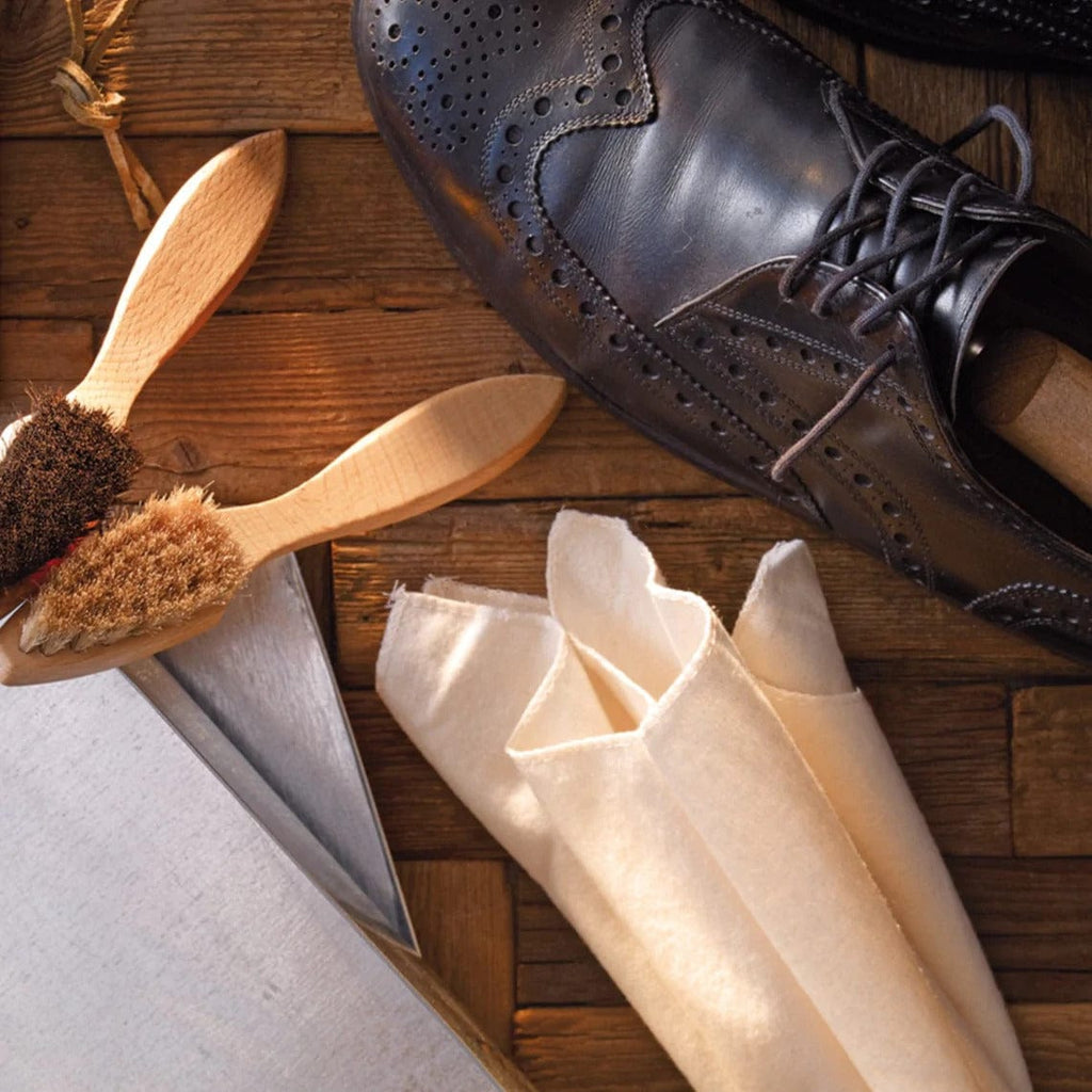 Shoe Shine Cloth - Redecker - Coco Blue