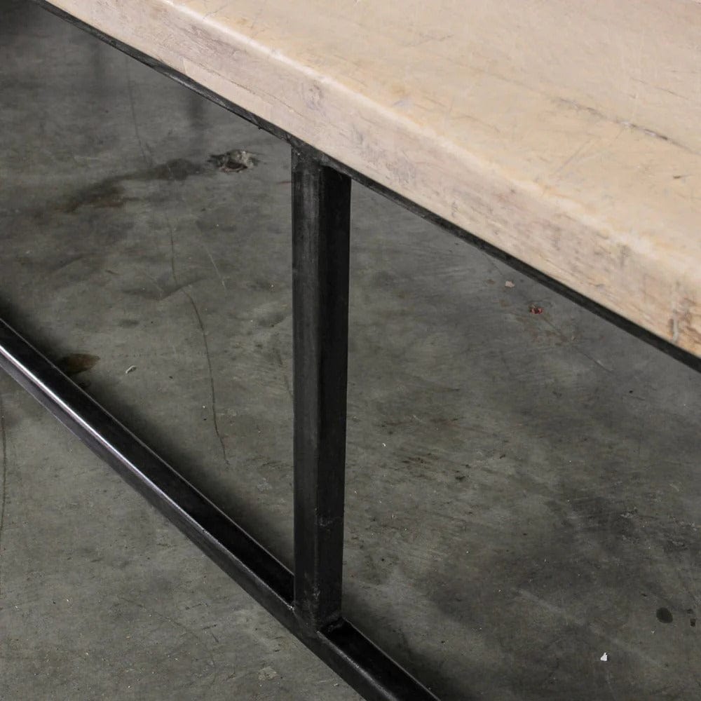 Steel Leg Coffee Table - Indigo Love Collectors - Coco Blue