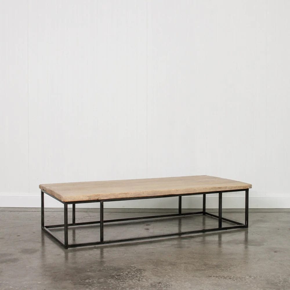 Steel Leg Coffee Table - Indigo Love Collectors - Coco Blue