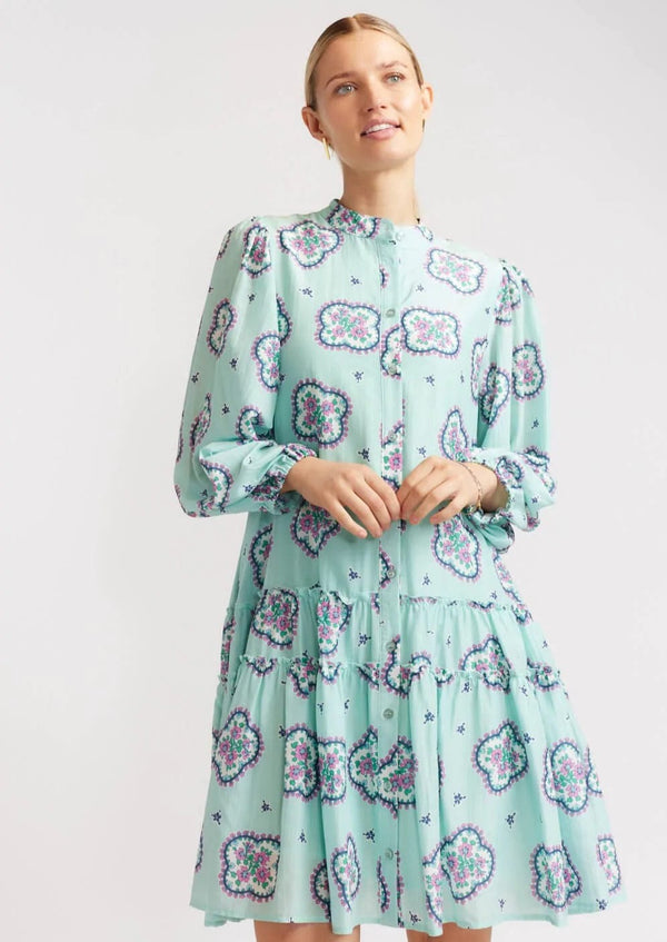 Stevie Dress | Pale Blue - Alessandra - Coco Blue