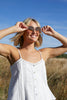 Sunglasses | Bloom | Grey & Pink - Sticks & Sparrow - Coco Blue