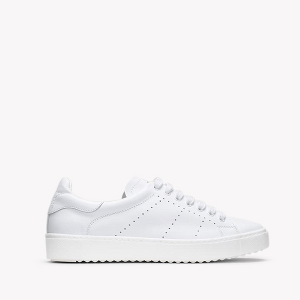 Tommy Sneaker | White - Dept. Of Finery - Coco Blue