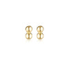 Twin Stud Earrings | Gold - Linda Tahija - Coco Blue