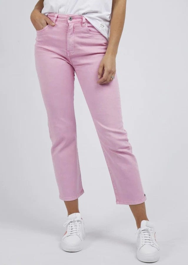 Willow Straight Leg Jeans | Pink - Elm - Coco Blue