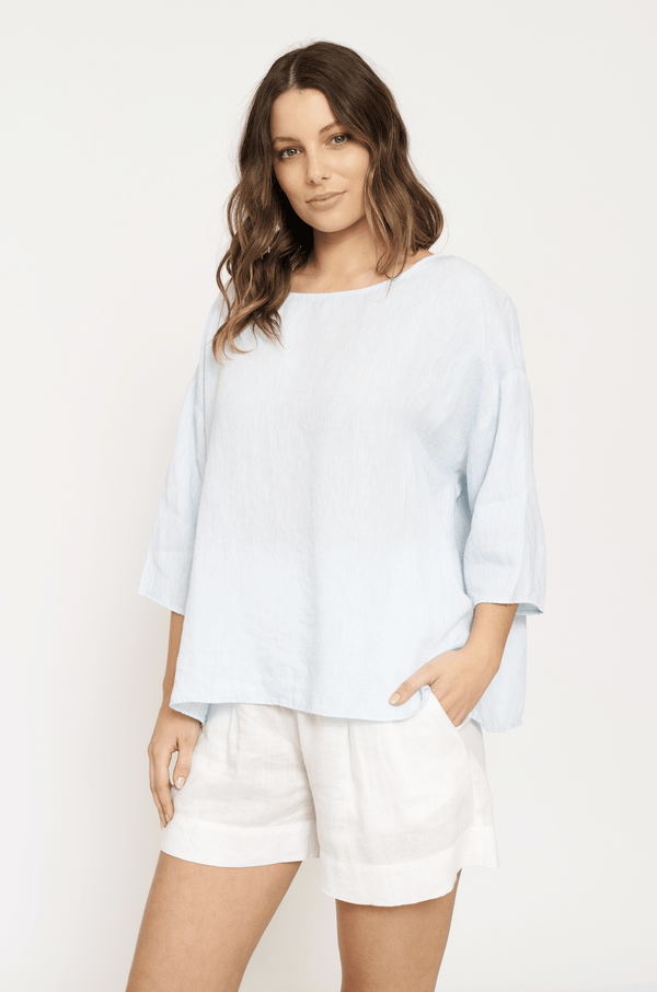 Windcheater Top | Ice Blue | Last One Size S - Alessandra - Coco Blue