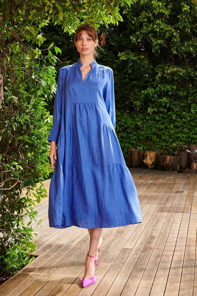 Yves Dress | Iris Blue - The Dreamer Label - Coco Blue