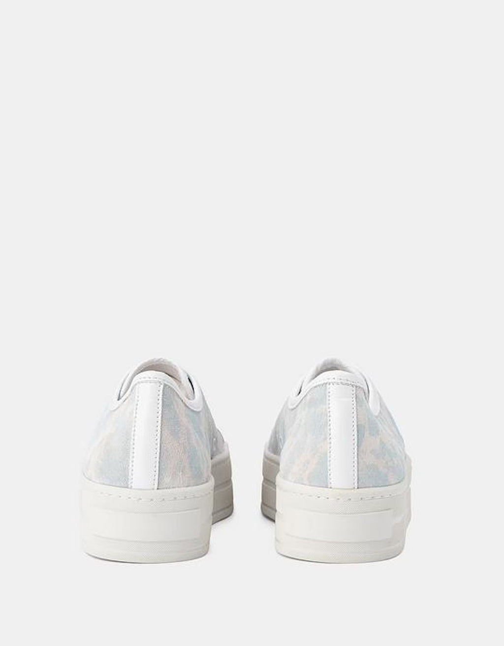 Zillah Sneaker | Powder Blue Marble - Dept. Of Finery - Coco Blue