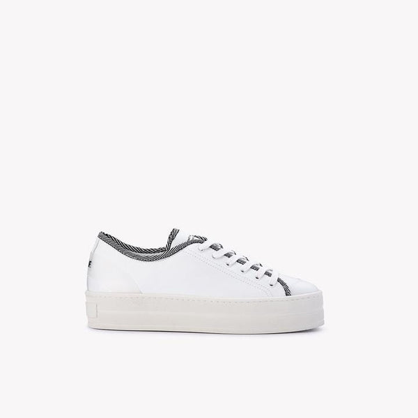 Zillah | White & Black | Last Pair Size 41 - Dept. of Finery - Coco Blue